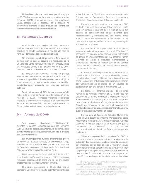 INFORME ANUAL DE DERECHOS HUMANOS