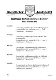 Borsdorfer Amtsblatt - in der Gemeinde Borsdorf