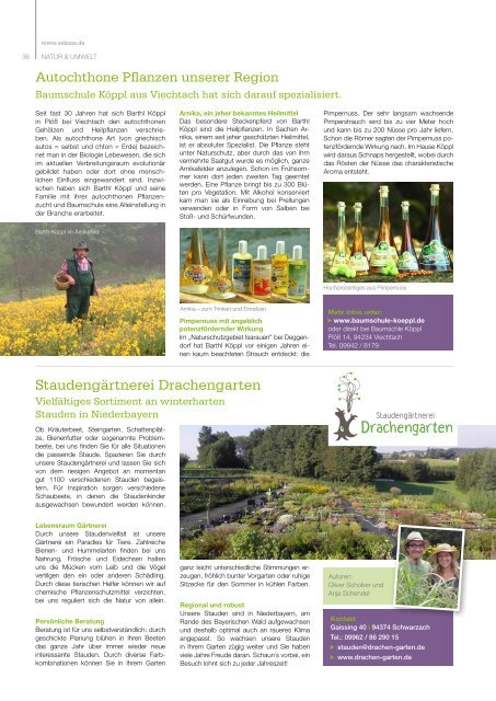 Ökona - das Magazin für natürliche Lebensart: Ausgabe Frühjahr 2017