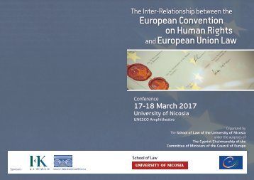 European Convention on Human Rights European Union Law