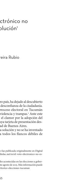 VOTO ELECTRÓNICO