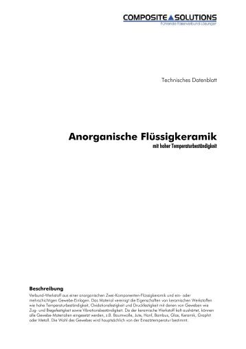 Anorganische Flüssigkeramik