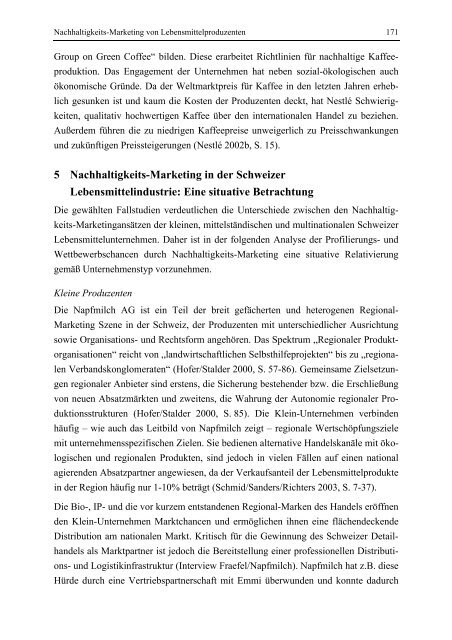 Nachhaltigkeits-Marketing in Theorie und Praxis - TUM