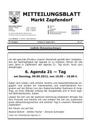 Mitteilungsblatt Nr. 17 - Anfang September - Zapfendorf