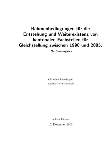 Lizentiatsarbeit Scheidegger Christine.pdf - Christine Scheidegger