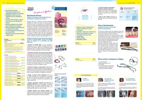 catalogue de produits 2011 / 2012