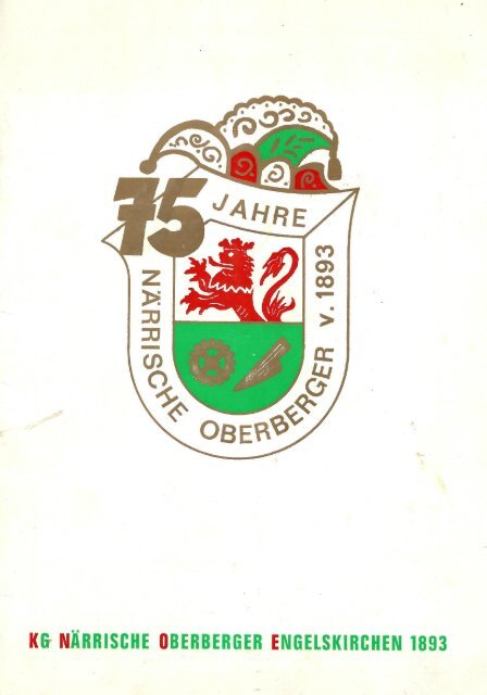 75 Jahre KG Närrische Oberberger e.V.