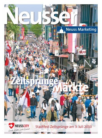 Neusser: Zeitsprünge Märkte - Neuss Marketing