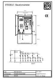 STEIDELE - Baustromverteiler www.steidele-stromverteiler.de