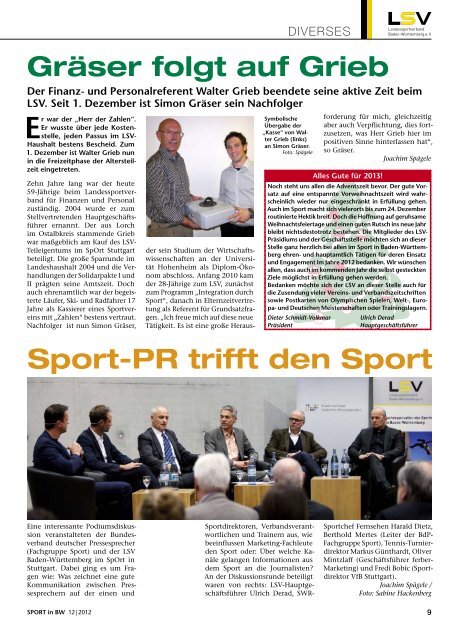 Das Magazin des Sports in Baden-Württemberg - Badischer ...