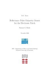 Reflectance Pulse Oximetry Sensor for the Electronic Patch