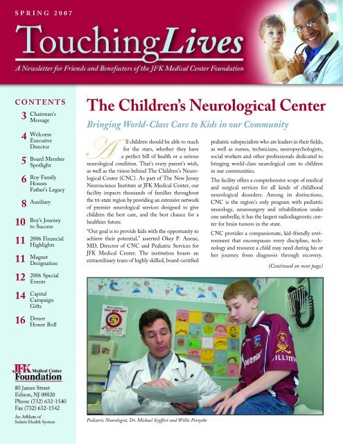 The Children's Neurological Center - JFK Medical Center