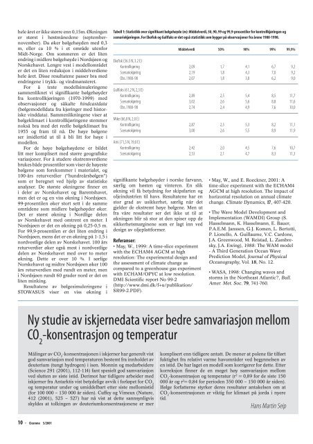 Les mer (pdf) - CICERO Senter for klimaforskning - Universitetet i Oslo