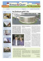 Kreuz & Quer Ausgabe 19 - Leben im Neuwiedenthal