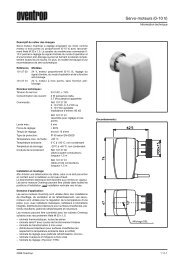 Servo-moteurs (0-10 V)