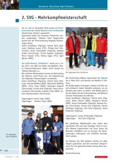 Amtsblatt Amtsblatt - Jenbach