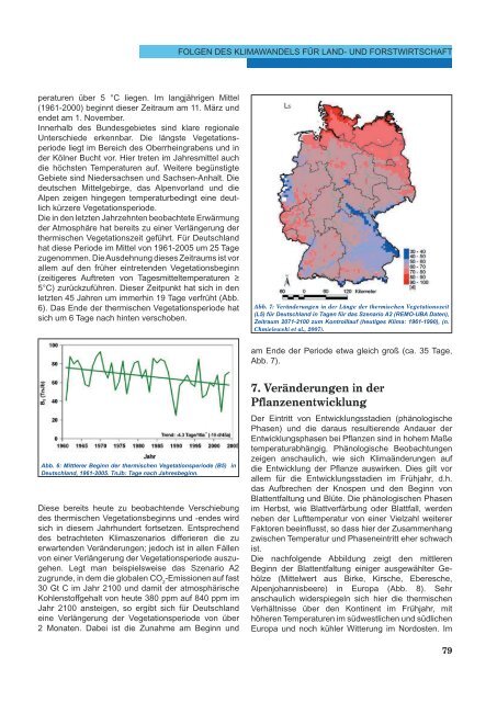 Der Klimawandel - Einblicke, Rückblicke und Ausblicke