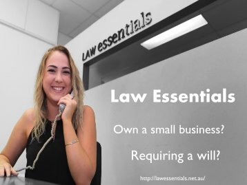 Law Essentials - Australia