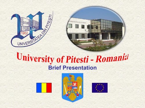 University of Pitesti - Romania - IMNR