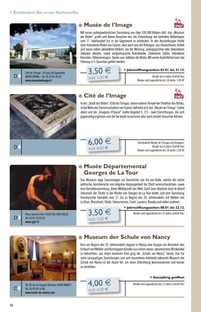 Reisepasses Lothringen - Tourisme en Lorraine