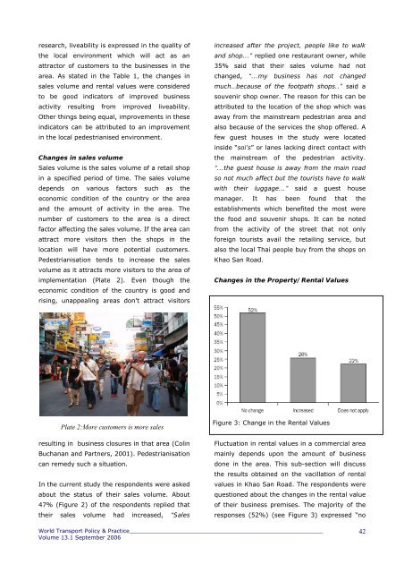 Effects of pedestrianisation on the commercial and ... - Eco-Logica