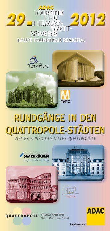 und Heimatwettbewerb 2012 - QuattroPole