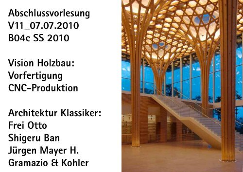 ESG Pavillon - Fachbereich Architektur - TU Darmstadt