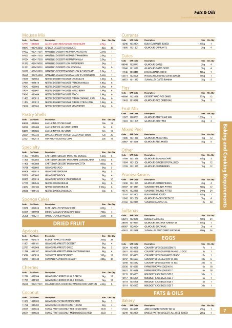 Essential Product Guide - Gilmours