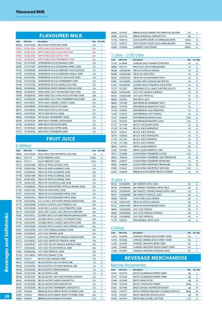 Essential Product Guide - Gilmours