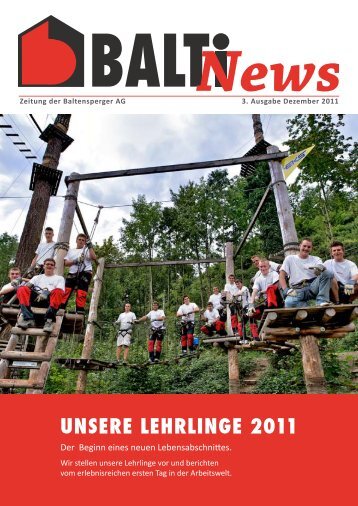unsere lehrlinge 2011 - Baltensperger AG