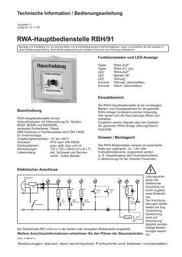 RWA-Hauptbedienstelle RBH/91 - STG-Beikirch