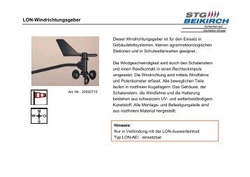 LON-Windrichtungsgeber - STG-Beikirch