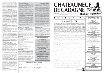 BULLETIN 03:BULLETIN 50 - Mairie Châteauneuf de Gadagne