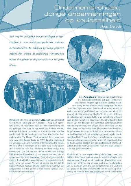 t Zilverblad in pdf - Sint-Jozefsinstituut Handel en Toerisme