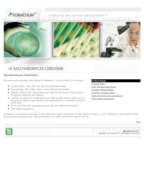 Saccharomyces Cerevisiae - ForMedium.com