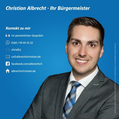 Christian Albrecht - Mit Leidenschaft und Sachverstand für Allersberg