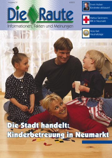 Die Stadt handelt: Kinderbetreuung in Neumarkt - CSU ...