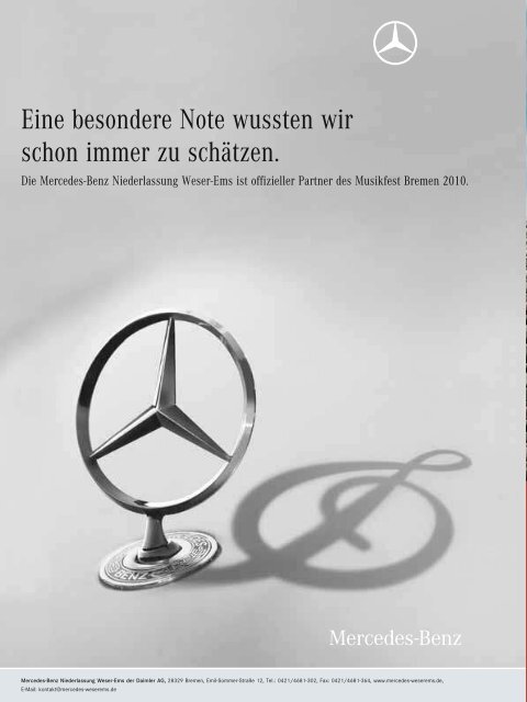 Download Magazin als PDF - Musikfest Bremen