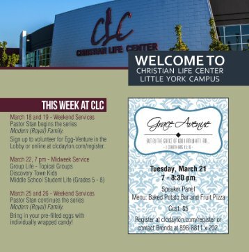 CLC Bulletin - March 18 & 19