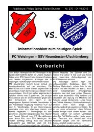 FCW Blättle - Neumünster 04.10.15