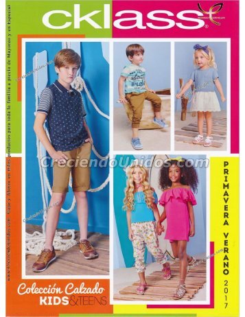 #563 Cklass Kids y Teens Calzado y Ropa para ninos Primavera Verano 2017 