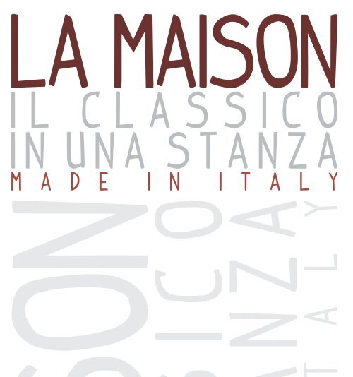 Catalog La Maison 