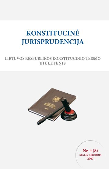 nutarimas - Lietuvos Respublikos Konstitucinis Teismas