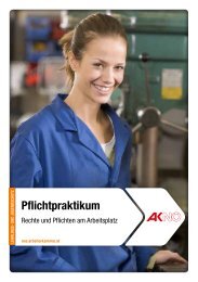 Pflichtpraktikum - AK - Niederösterreich - Arbeiterkammer