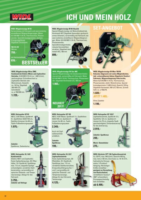 Endress Motorgeraete Katalog 2017