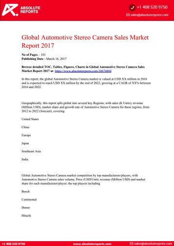 10674804-Global-Automotive-Stereo-Camera-Sales-Market-Report-2017