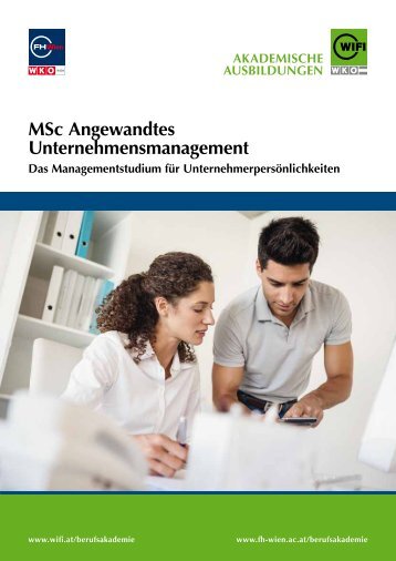 MSc Angewandtes Unternehmensmanagement