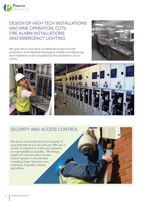 Pearce Electrical - 2015 Brochure