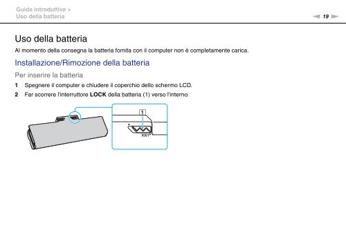 Sony VGN-FW56M - VGN-FW56M Mode d'emploi Italien