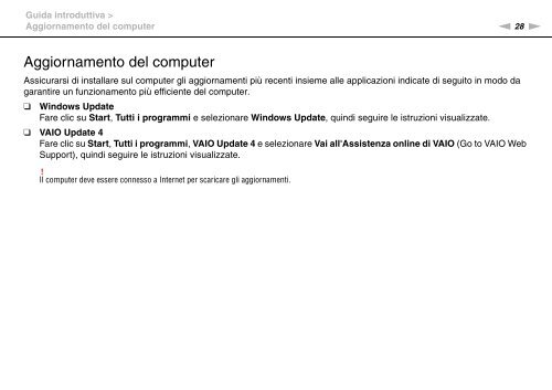 Sony VGN-FW56M - VGN-FW56M Mode d'emploi Italien